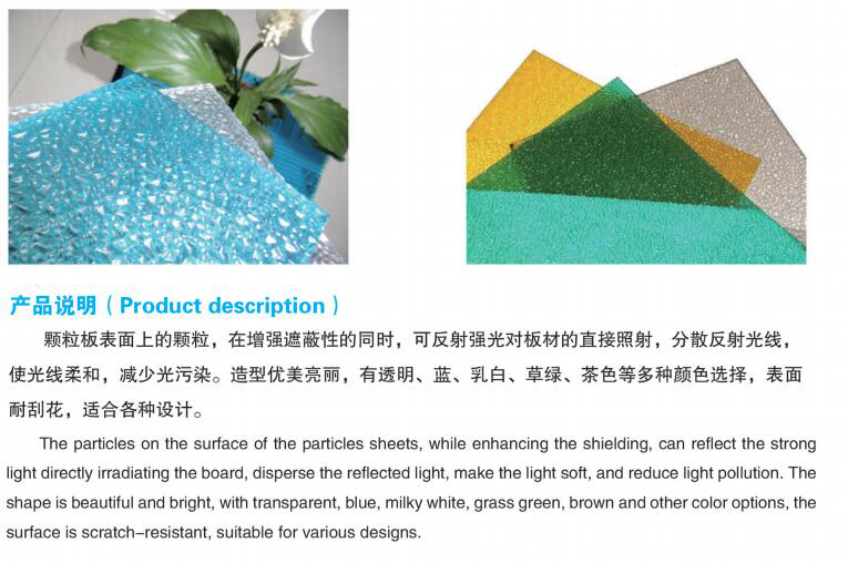 Polycarbonate Embossed Sheet