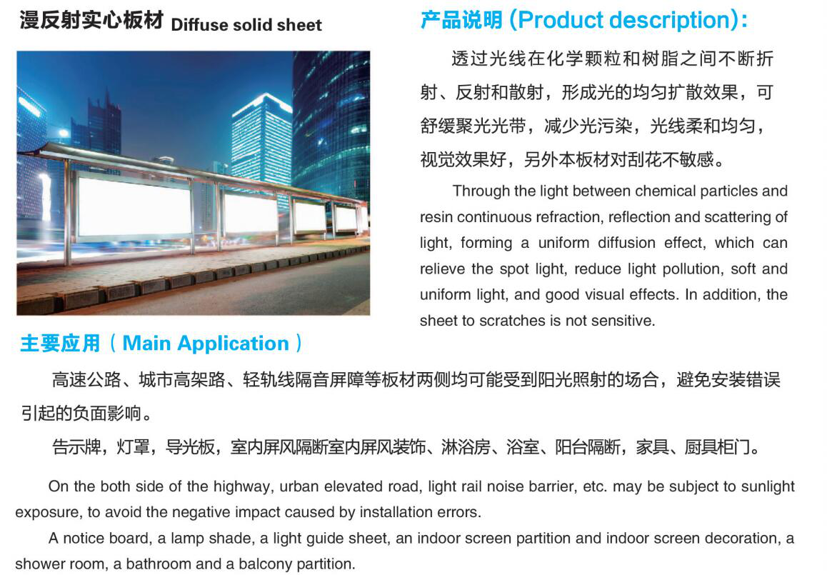 Polycarbonate Solid Sheet