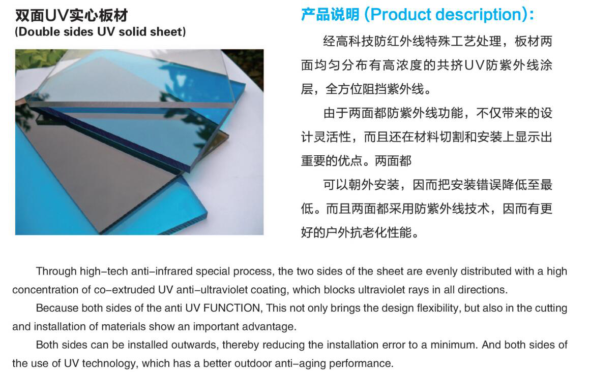 Polycarbonate Solid Sheet